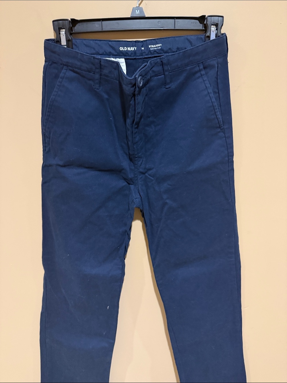 Old Navy Navy Straight Chino Pants Boys Size 14